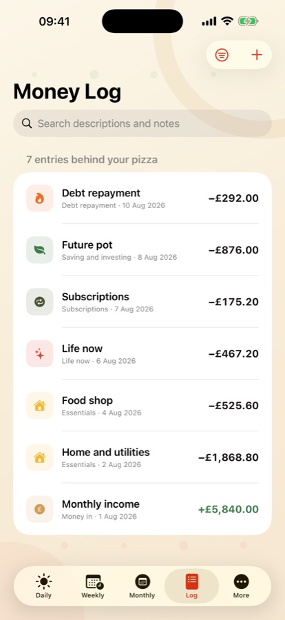 Money Log