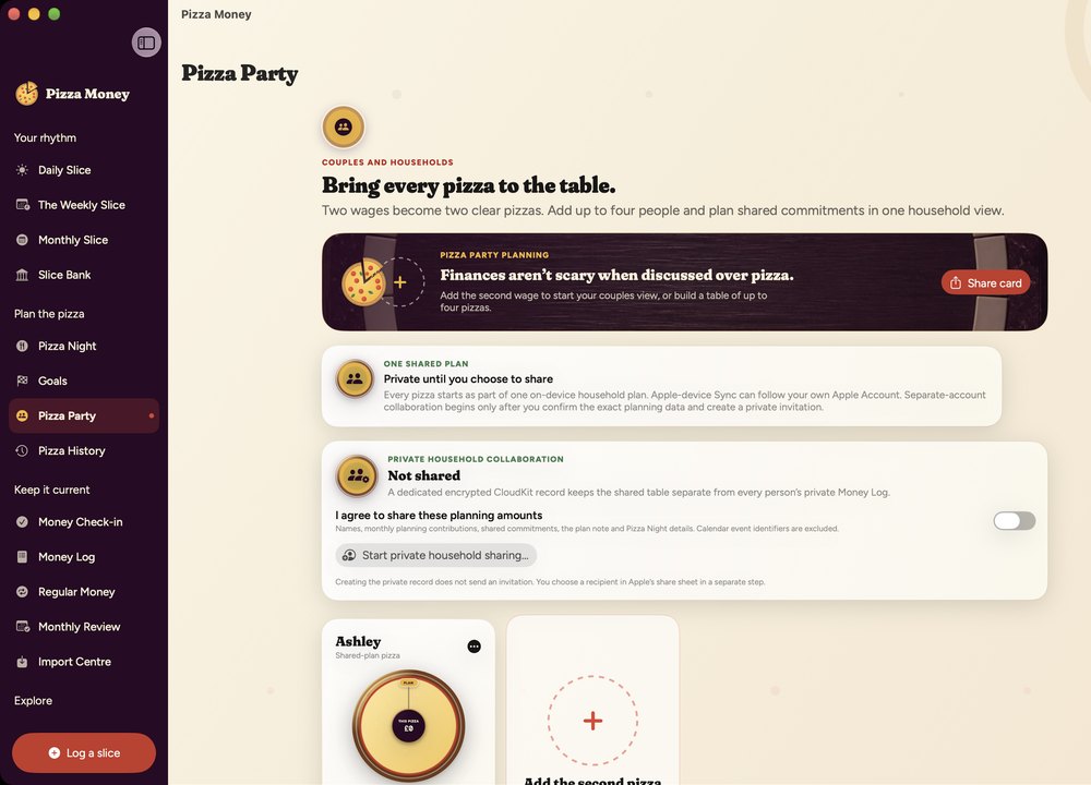 Pizza Money on Mac: Pizza Party